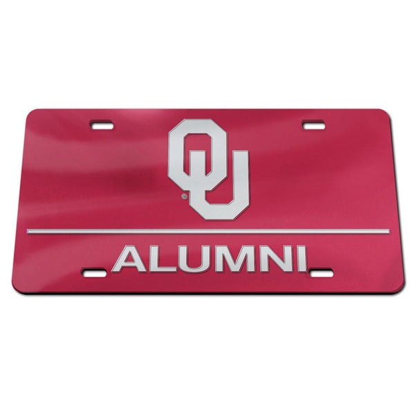 Oklahoma Sooners Acrylic Classic License Plate