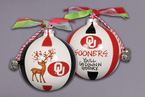 Oklahoma Reindeer Ornament