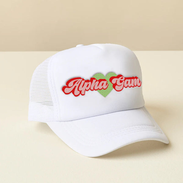 White Trucker Hat