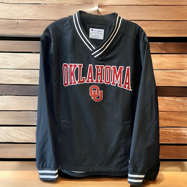 OU Pullover with Zip Up Pockets