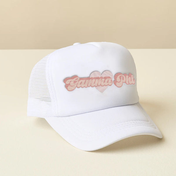 White Trucker Hat