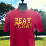 BEAT TEXAS in Gold