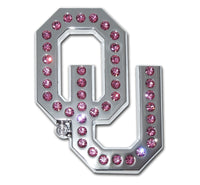 Pink Crystal Chrome Emblem