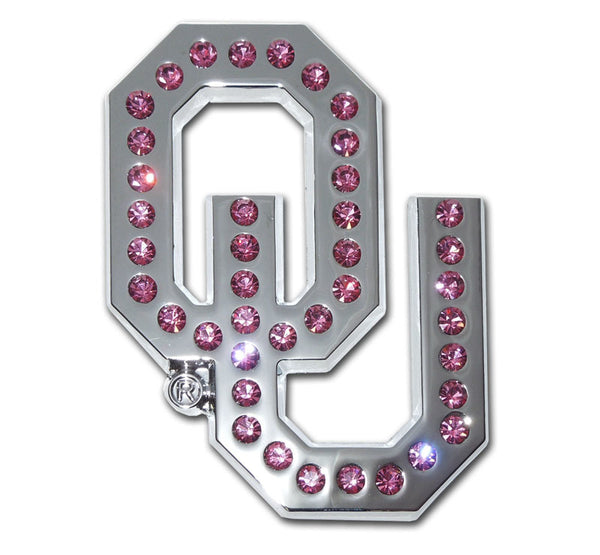 Pink Crystal Chrome Emblem