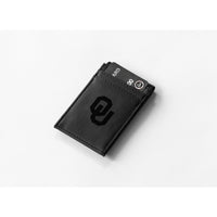 OU Engraved Front Pocket Wallet, Black