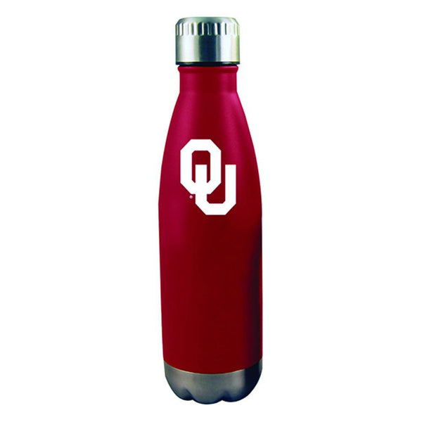 17oz SS Team Color Glacier Bottle - Oklahoma University