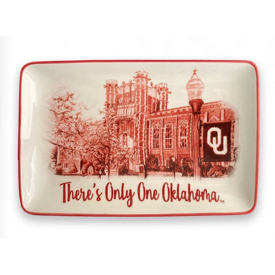 Oklahoma Campus Ceramic Trinket Tray