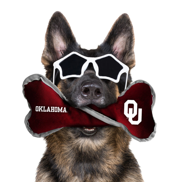 NCAA Oklahoma Sooners Pet Tug Bone