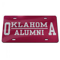 Oklahoma Sooners Acrylic Classic License Plates