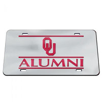 Oklahoma Sooners Alumni Mirror Background Acrylic Classic License Plates