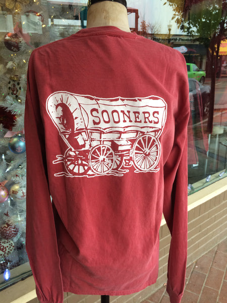 Schooner Comfort Colors Long Sleeve Pocket T-Shirt
