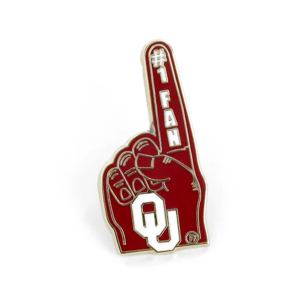 NCAA Oklahoma Sooners #1 Fan Pin