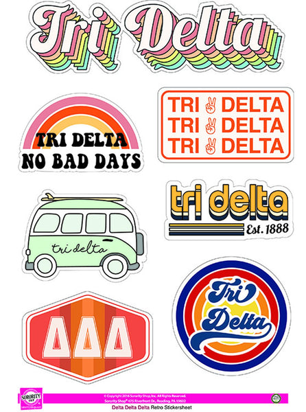 Retro Sticker Sheet