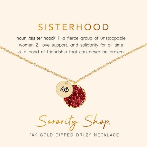 Sisterhood Druzy Necklace